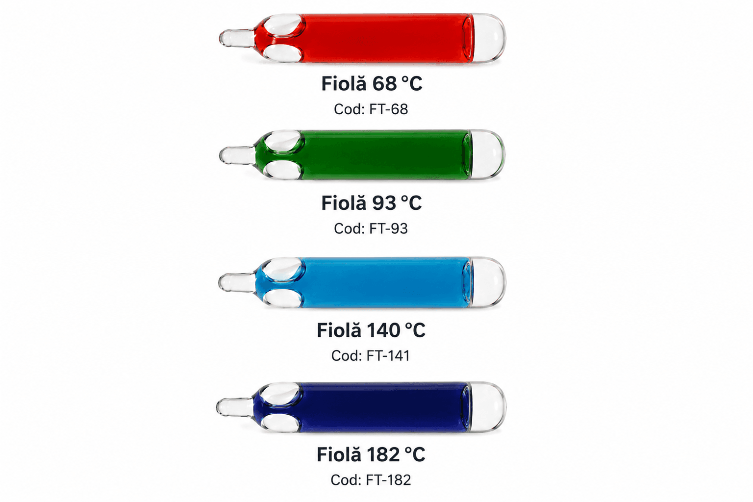 Fiolă termosensibilă 182°C - mov - miniatură 2