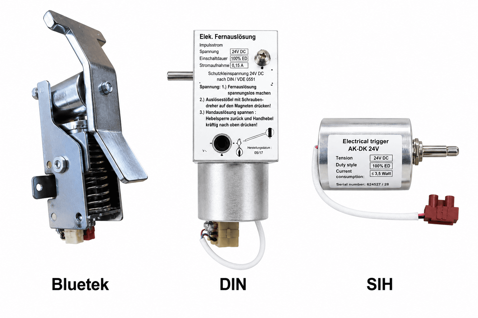 Declanșator electromagnetic panou 24V - miniatură 4